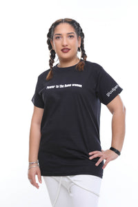 T-shirt with message
